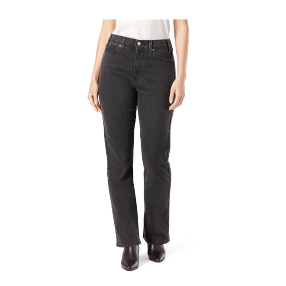 Levi's Denim - NEW Levi's Heritage high-rise kick gray/blk jeans wmns sz 10